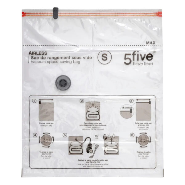 5Five Vacuumzakken kleding/textiel - opbergzakken - 1x - 50 x 60 cm