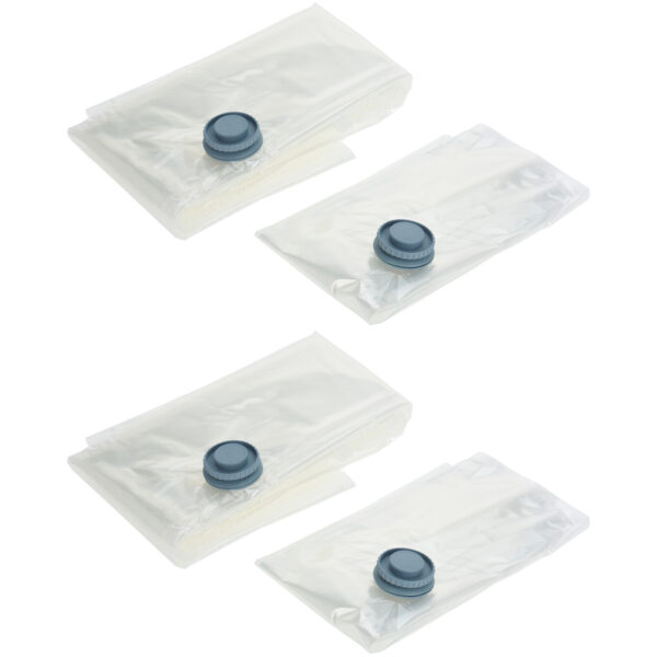 20x Stuks Compressie/vacuum opbergzakken - transparant - 2 verschillende maten